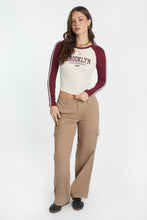 High Rise Baggy Cargo Twill Pants thumbnail 9