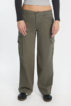 High Rise Baggy Cargo Twill Pants thumbnail 1