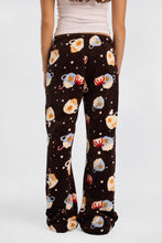 Holiday Graphic Satin Drawcord Plush Pajama Pants thumbnail 8