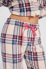 Holiday Graphic Satin Drawcord Plush Pajama Pants thumbnail 18