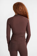 Blouson en tricot côtelé à coupe cintrée à fermeture à glissière thumbnail 8
