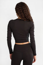 Long Sleeve Wrap Top thumbnail 4