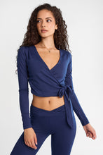 Long Sleeve Wrap Top thumbnail 7