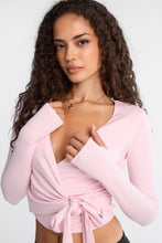 Long Sleeve Wrap Top thumbnail 11