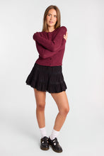 Pointelle Knit Button-Up Crew Neck Cardigan thumbnail 21