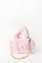 Sac à bandoulière en fausse fourrure thumbnail 1