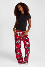 Mickey Mouse Snowflakes Plaid Plush Pajama Pants thumbnail 4