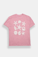 Sea Shells & Starfish Graphic Boyfriend Tee thumbnail 1