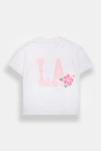 LA Hibiscus Graphic Boyfriend Tee thumbnail 1