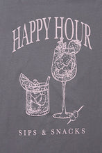 Happy Hour Graphic Boyfriend Tee thumbnail 2