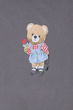 Teddy Bear Rose Graphic Boyfriend Tee thumbnail 2