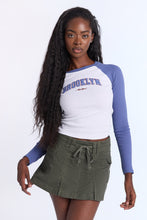 Brooklyn Puff Print Graphic Raglan Long Sleeve Tee thumbnail 1