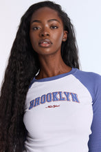 Brooklyn Puff Print Graphic Raglan Long Sleeve Tee thumbnail 2