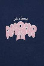 T-shirt coupe garçonne imprimé Amour thumbnail 2