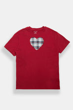 Plaid Patch Graphic Boyfriend Tee thumbnail 1