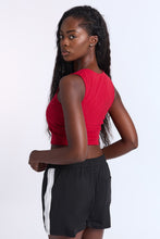 Ribbed Knit Square Neck Corset Tank Top thumbnail 21