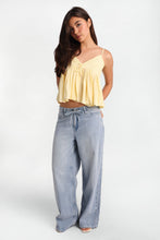 Low-Rise Ultra Wide Leg Drawstring Jeans thumbnail 8