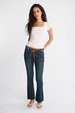 Belted Low Rise Bootcut Jeans thumbnail 4