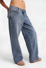 Butterfly Embroidered Chloe Low Rise Baggy Jeans thumbnail 2