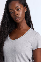 Short Sleeve V-Neck Relaxed Tee thumbnail 2