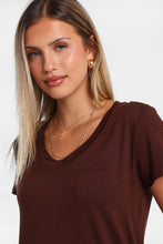 Short Sleeve V-Neck Relaxed Tee thumbnail 3