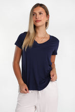 Short Sleeve V-Neck Relaxed Tee thumbnail 1