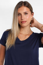 Short Sleeve V-Neck Relaxed Tee thumbnail 6