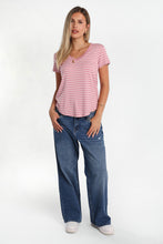 Short Sleeve V-Neck Relaxed Tee thumbnail 16
