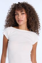 Boatneck Low-Back Short Sleeve Top thumbnail 15