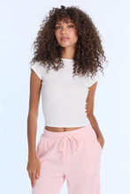 Boatneck Low-Back Short Sleeve Top thumbnail 13