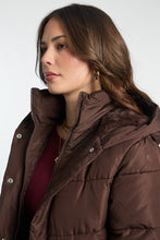 Long Hooded Puffer Jacket thumbnail 8