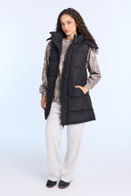 Long Hooded Puffer Vest thumbnail 5