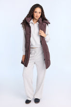 Long Hooded Puffer Vest thumbnail 13