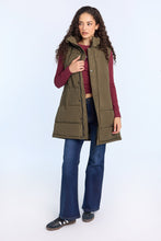 Long Hooded Puffer Vest thumbnail 16