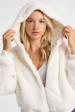 Faux-Fur Zip-Up Hooded Jacket thumbnail 6