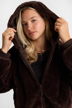 Faux-Fur Zip-Up Hooded Jacket thumbnail 10