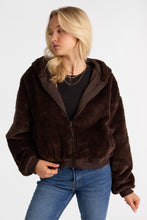 Faux-Fur Zip-Up Hooded Jacket thumbnail 9