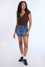 Super Soft Ribbed Short Sleeve Henley Bodysuit thumbnail 15