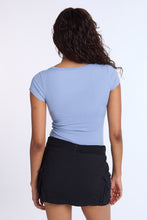 Super Soft Ribbed Short Sleeve Henley Bodysuit thumbnail 20