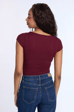 Super Soft Ribbed Short Sleeve Henley Bodysuit thumbnail 24