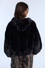 Faux Fur Zip-Up Hoodie thumbnail 4