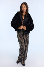 Faux Fur Zip-Up Hoodie thumbnail 5