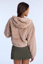 Faux Fur Zip-Up Hoodie thumbnail 12