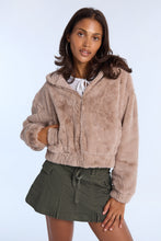 Faux Fur Zip-Up Hoodie thumbnail 10