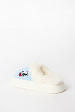 Penguin Holiday Faux-Shearling Scuff Plush Slippers thumbnail 3