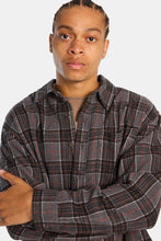 Plaid Button-Up Relaxed Shirt thumbnail 2