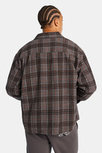 Plaid Button-Up Relaxed Shirt thumbnail 3