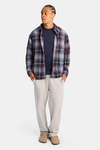 Plaid Button-Up Relaxed Shirt thumbnail 4