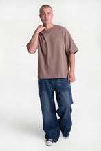 Heavy-Weight Knit Crew Neck Oversized Tee thumbnail 17