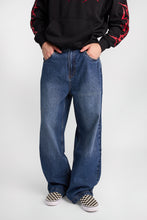 Grim Reaper Embroidered Ultra-Baggy Jeans thumbnail 1